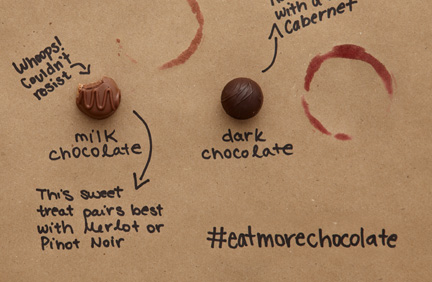 #eatmorechocolate campaign
